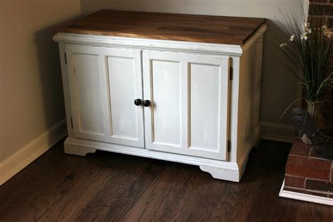 Swivel floor tv stands table with mount for 37 40 43 47 50 55 60 65 70 inch tvs. Refurbished TV cabinet into this lovely lil piece ...