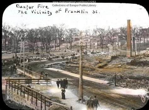 Franklin Street Bangor 1911 Maine Memory Network