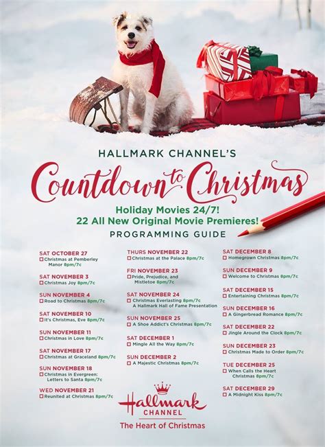 Hallmark Lifetime Christmas Movie Schedule