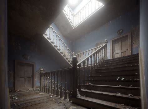 Artstation Abandoned Staircase
