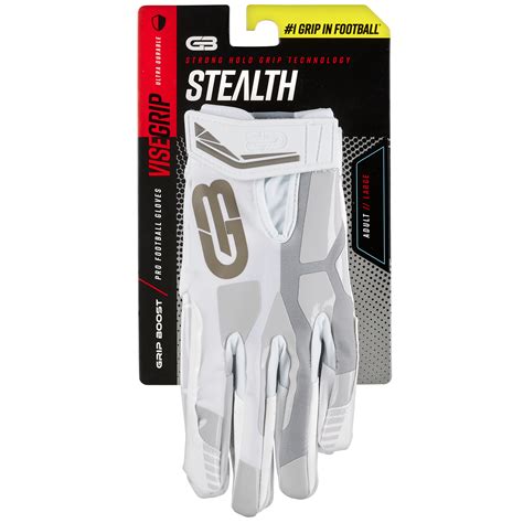 Grip Boost Stealth Solid Color Football Gloves Pro Elite Adult Sizes