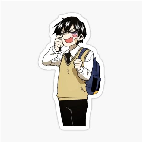 Smug Anime Boy Sticker For Sale By Arsenaa Redbubble