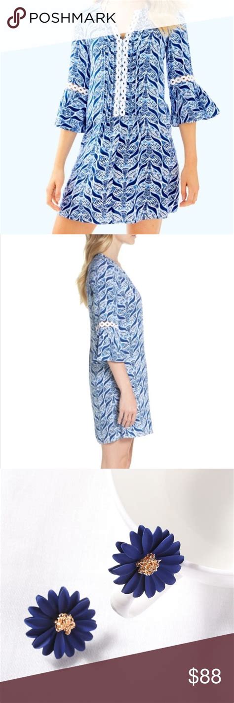 Nwt Lilly Pulitzer Blue Hollie Tunic Casual Dress Casual Dress