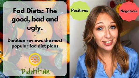 Fad Diets The Good The Bad And The Ugly Dietitian Reviews Popular