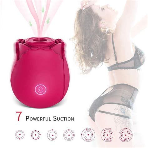 rose vibrator clitoral sucking vibrator with 7 intense suction modes phanxy