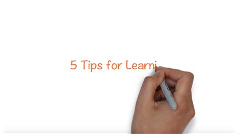 This page will help you navigate around your site as a student or lecturer. 5 Tips for Learning fast - YouTube