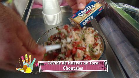 10 Ceviche De Huevos De Toro Youtube