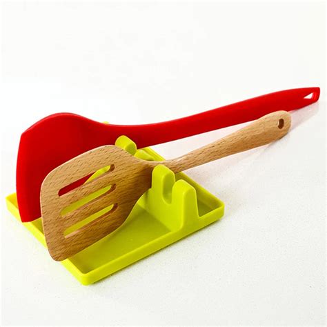 Kitchen Cooking Tools Kitchen Silicone Spoon Rest Utensil Spatula