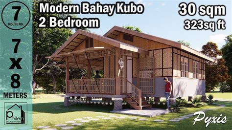 Two Bedroom Modern Bahay Kubo