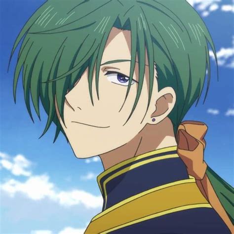 Green Haired Anime Character Male