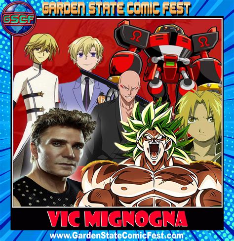 Vic Mignogna Is Coming To Gscf Summer Edition — Garden State Comic Fest