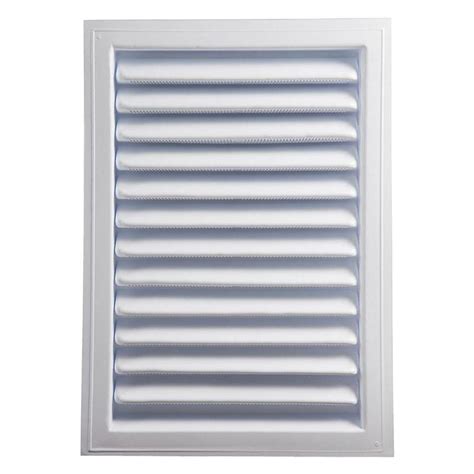 Master Flow 12 In X 18 In Plastic Wall Louver Static Vent In White