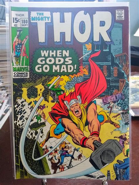 Thor 180 Silver Age Comics Marvel Comic Books Etsy Silver Age