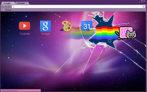 Nyan Cat 1 Chrome Theme Themebeta