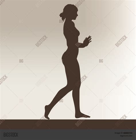 Woman Silhouette Hand Vector Photo Free Trial Bigstock