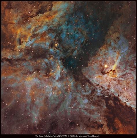 The Eta Carinae Nebula Ngc 3372 The Brightest Star Forming Region