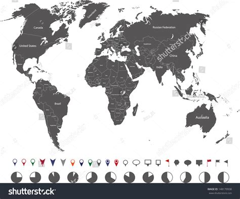 World Map Vector Countries