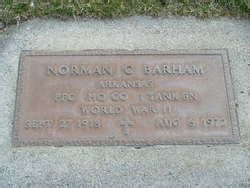 Norman Curtis Barham Find A Grave Memorial