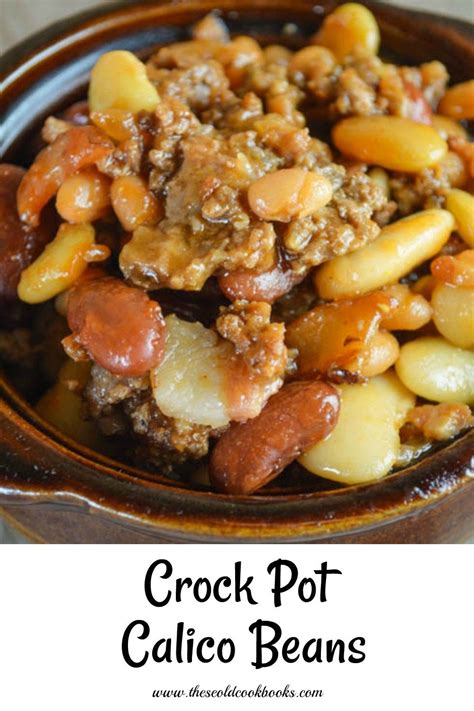Then add onions, hamburger, cumin powder, chili powder,. Calico beans recipe image by Cheri Hatton-Barnes on Slow ...