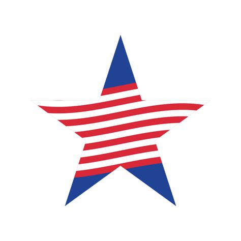Red Stripe Usa Star Transparent Png And Svg Vector File