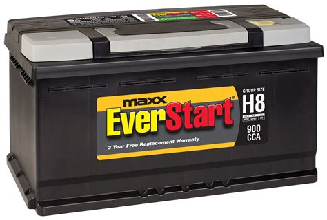 Everstart Maxx Lead Acid Automotive Battery Group Size H8 12 Volt 900 Cca