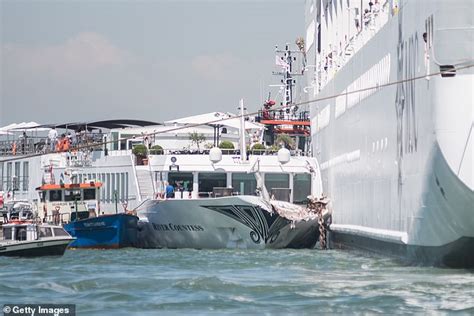 Venice Cruise Ship Crash Man Relives Moment Msc Opera Slammed Into