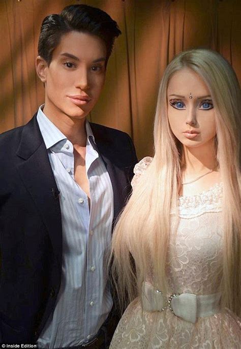 Barbie And Ken Valeria Lukyanova And Justin Jedlica Meet For The First