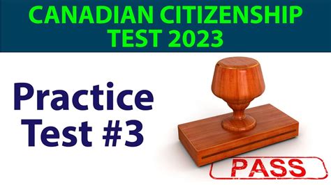 Canadian Citizenship Test 2023 Practice Test 3 Youtube