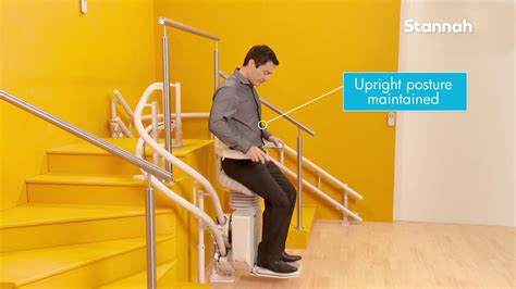 Standing Stairlift Perch Seat For Persons With Limited Flexibility