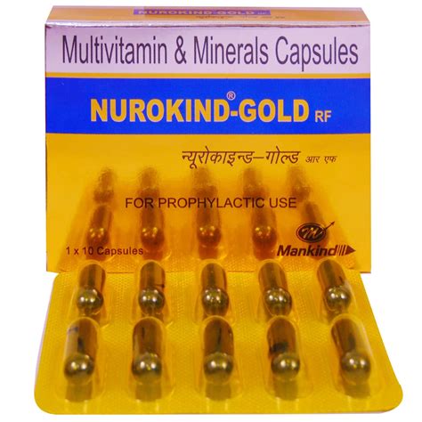 Nurokind-Gold RF Capsule 10'S Price, Uses, Side Effects, Composition ...