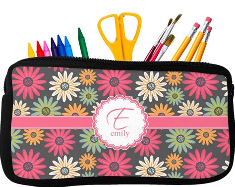 Daisies Pencil Case Personalized Youcustomizeit
