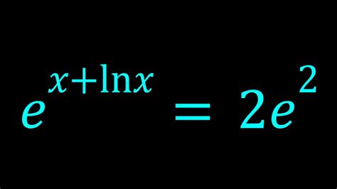 solving an exponential equation with ln in two ways youtube