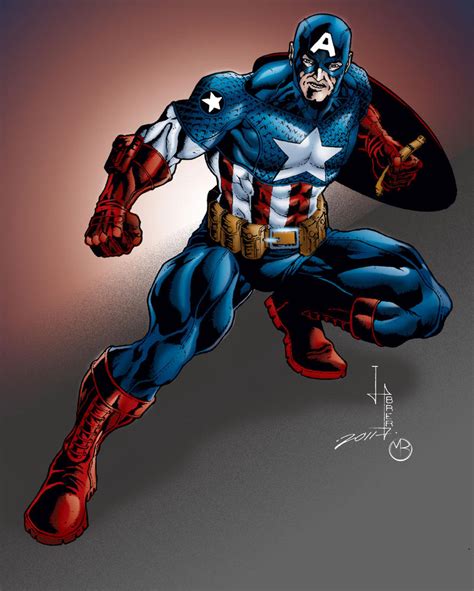 Captain America By Marcbourcier On Deviantart