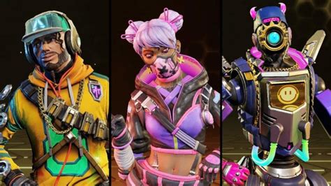 All Legend Skins On The Season Hyperbeat Battle Pass In Apex Legends Mobile Press Space