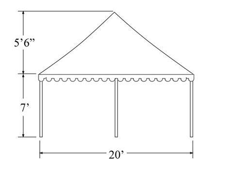20x40 Pole Tent Layouts Pictures Diagrams Rentals Tent Layout Rental