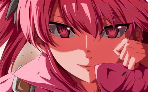 download wallpapers mine girl with pink hair manga akame ga kill artwork for desktop free