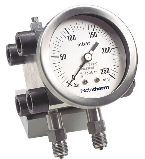 Pressure Gauge Bourdon Tube Differential Pressure Dial Process