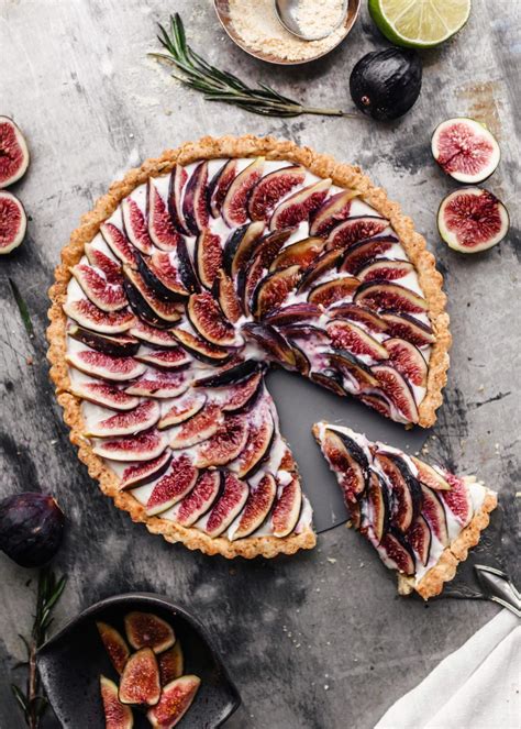 Vegan Mascarpone Fig Tart With Rosemary Crust The Plant Based Wok