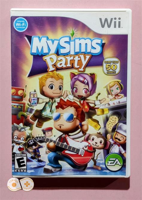 Mysims Party Wii Game Ntsc English Language Cib Complete In