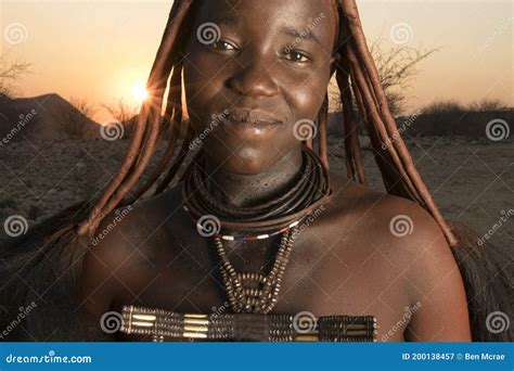 A Young Himba Female Editorial Photography Image Of East 200138457