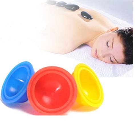 12 Cups Set Silicone Medical Vacuum Massage Cupping Cups Vacuum Rubbers