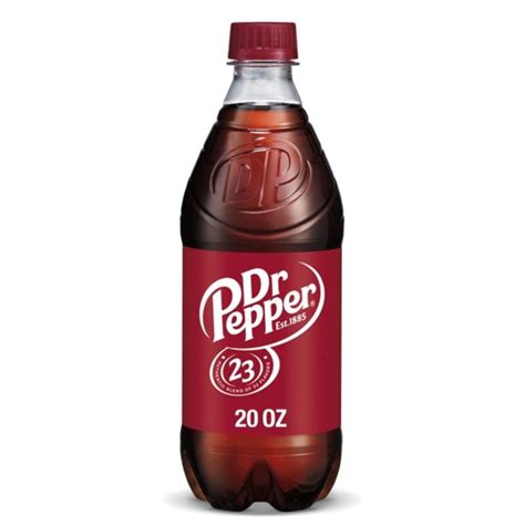 Dr Pepper Soda Pop 20oz Bottles Quantity Of 10