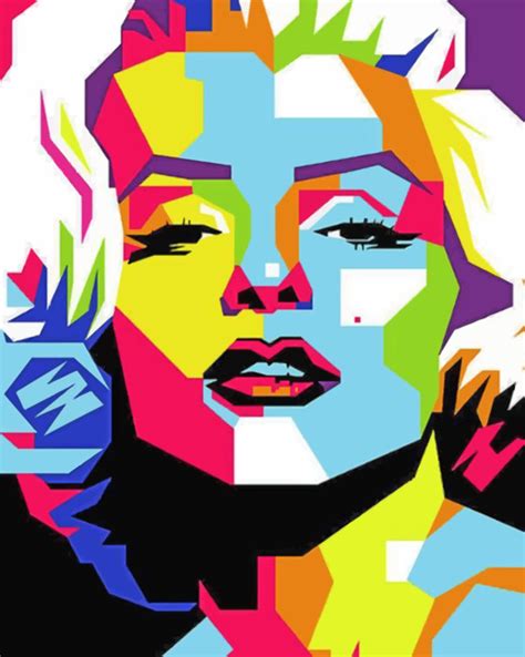 Marilyn Monroe Pop Art Paint By Numbers Paint By Numbers Uk