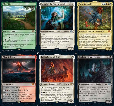 Magic The Gathering Lord Of The Rings Reveals New Card Spoilers And