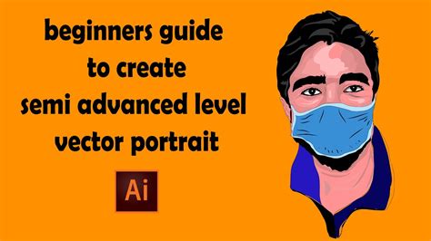 How To Create Vector Portrait In Illustrator Youtube