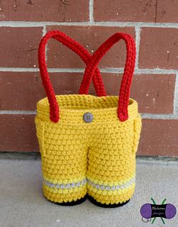 Ravelry Firefighter Pants Gift Basket Pattern By Sonya Blackstone