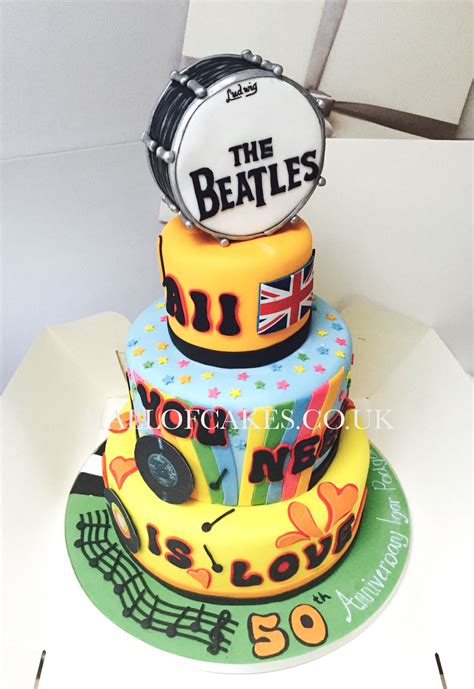 Beatles Birthday Cake By Hall Of Cakes Beatles Birthday Cake Beatles