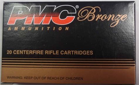 10 Boxes Of 20 Centerfire Pmc Bronze Ammunition Rifle