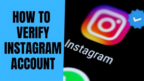 How To Verify Instagram Account Verify Account On Instagram Youtube