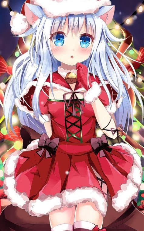 Merry Christmas Anime Girl